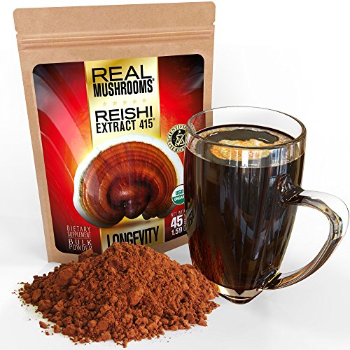 Reishi Mushroom Extract Powder by Real Mushrooms Certified Organic