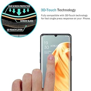 AOKUMA 3D Vetro Temperato Oppo A91, [2 Pezzi] Pellicola Protettiva Oppo A91 3D Vetro Temperato Antiurto Antigraffio e… - immagine 6