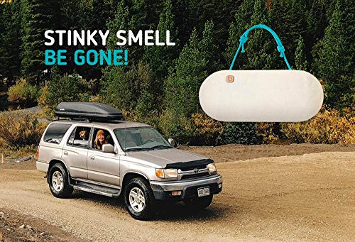 PURGGO Car Air Freshener - Auto Odor Eliminator - 100% Activated Bamboo Charcoal Air Purifier, Ionizer - Absorb and Remove Smoke Smell - Fragrance-Free Deodorizer - Lasts 365+ Days [Classic Beige] - Thumbnail 7