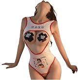 SINROYEE Ladies Sexy Cosplay Lingerie Japanese Anime Bikini Lolita Kawaii Bra and Panty Set For womens