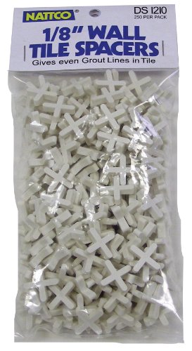 Natcco ds1210 1/8-inch tile spacer, 250-pack