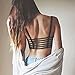 Perman Women's Sexy Crop Tank Tops Strap Vest Cut Out Shirts Summer Beach (Black)