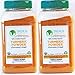 Indus Organics Turmeric (Curcumin) Powder,2 LB (2 x 1 LB Jars), Premium Grade, High Purity, Freshly Packed