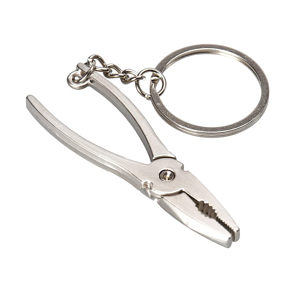 ARFUKA Keyring Mini Wire Stripper Pliers Crimping Tool Keyrchain Portable Stainless Steel Multi-tool Woodworking Keychain Ring Nipper Hand Tools