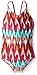 Kanu Surf Girls' Daisy Beach Sport 1-Piece Swimsuit, Kelly Pink, 8