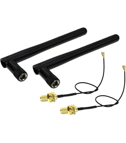 3 Pieces 5 Cm 3DBi Dual Frequency WiFi Antenna Internal Thread Wireless Module WiFi Antenna For Wireless Network Card