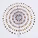 Hanging Paper Fan Party Decoration Gold Fiesta Tissue Flower Banner Paper Fan Bulk Set Garland Supply for Birthday Party, Wedding, Baby Shower, Bridal Shower(Set of 8)