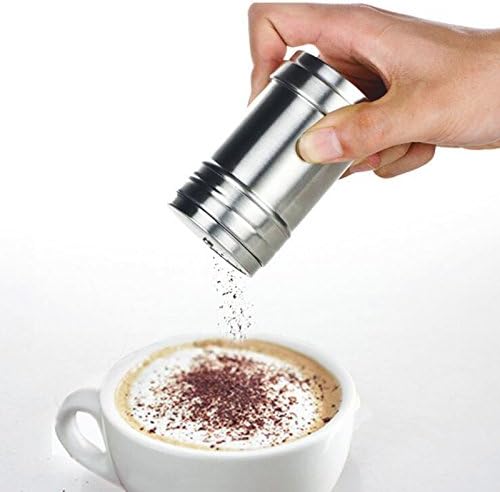 1Pc Classic Stainless Steel Chocolate Sugar Shaker Cocoa Flour Coffee Sifter Dusters Powder Cinnamon Tank Kitchen Filter Tools