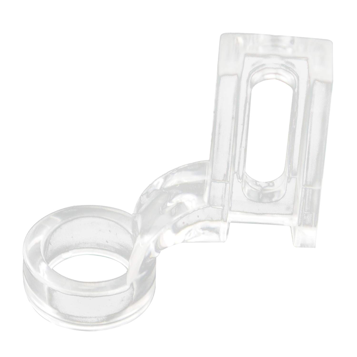 DreamStitch Clarity Clear High Shank Ruler Free Motion Darning Patchwork Presser Foot 1/4(Quarter Inch) for Frame Quilting Embroidery Fit Janome1600P1600P-DX1600P-QC1600Series Pfaff Grand -RUFT-P-HS