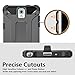 WOLLONY Galaxy Note 3 Case, Rugged Hybrid Dual Layer Hard Shell Armor Protective Back Case Shockproof Cover for Galaxy Note 3 Case - Slim Fit - Heavy Duty - Impact Resistant Bumper(Grey)