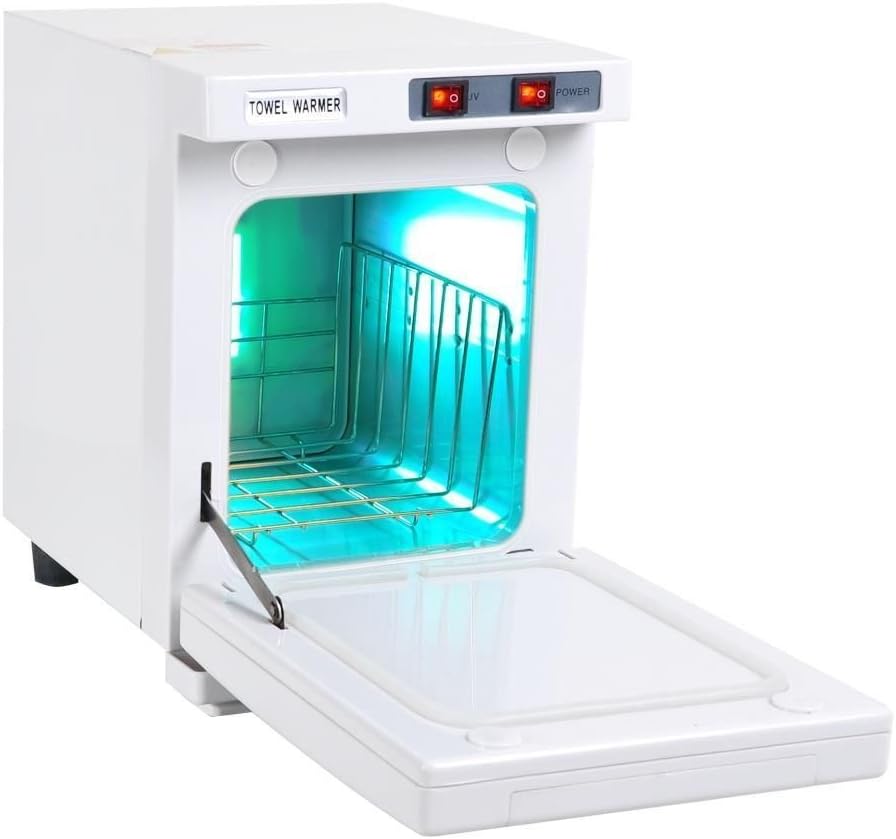 Triprel Inc Portable 2 in 1 Hot Towel Warmer UV Sterilizer Dual Cabinet Massage Salon Spa Facial - 5 LITER