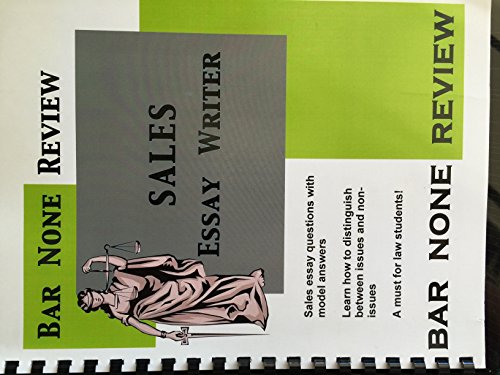 Bar None Review Sales Essay Writer (Bar None Review)
