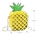 U-WARDROBE Women's Shoulder Bags, Fashion Pineapple Shape Clutch Purse Cross Body Bag Handbags For Girls Women