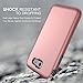 Galaxy J7 V Case, J7 Perx Case,J7V Case,J7 Sky Pro Case,Galaxy Halo Case, All Around Protection Hybrid Dual Layer Armor Phone Case Cover for Samsung Galaxy J7 2017, Rose Gold