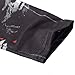 Funycell Men's Compression Long Sleeves Activewear Sports T Shirt Black_Red 2XL
