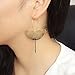 Golden Dangle Earrings Drop Hoops Studs Cuffs Ear Wrap Pin Vine Long Dangling Geometric Charms Jewelry Bar