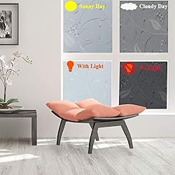 Mikomer Privacy Window Film Etched Flowers Static