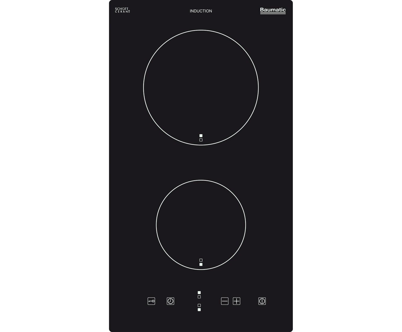 Baumatic Bhi300 30cm 2 Induction Zone Domino Hob Amazon Co Uk