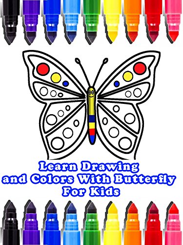 Learn Drawing and Colors With Butterfly For Kids