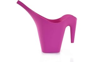 Mintra Home Watering Can - (Fuchsia), 2 Liters, 1/2 Gallon/ 68 oz, Ideal for Planting Flowers, Gardening, Plants, Durable, Indoor, Outdoor, Patio, Lawn and Garden
