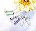 FIBO STEEL Quartz Stone Dangle Earrings for Women Girls Healing Chakra Gemstone Earring