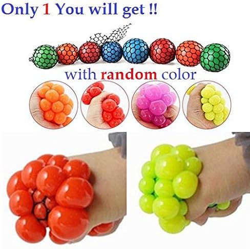 Funny Anti Stress Face Reliever Grape Ball Autism Mood Squeeze Relief Toys