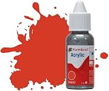 Humbrol Acrylic Paint No 174 Signal Red Satin 14ml