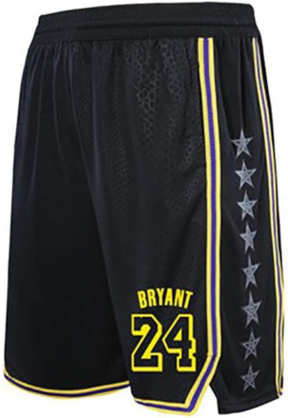Ysport Basketball Shorts Lakers 24 Kobe Bryant Fans High Elasticity Memorial Shorts Breathable Quick Dry Color Black Size Xxs Amazon Co Uk Kitchen Home