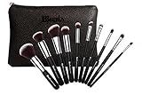 BEETLA Makeup Brush Set - Foundation Kabuki Powder Blush Concealer Kit - Premium Synthetic Bristles - 10 Piece Collection With Eye and Face Brushes