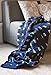 Indigo Tie Dye Tapestry Wall Hanging Mudcloth Sofa Throw,44in x59in