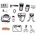wps Play Accessories Barber Shop Salon Hairstyle Play Set Kit with Shaver Mirror Clipper 17in1 for Boy Kids Gift