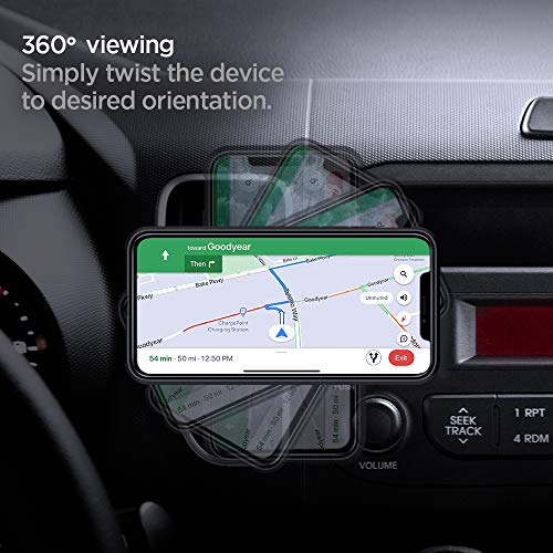 Spigen Quad Air Vent Car Mount [2 Pack] Matte Finish Phone