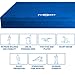 Balance Pad, Balance Trainer for Stability - Balance Board for Rehab, Use as Foam Mat, Foam Pad for Physical Therapy, Kneeling Pad with Foam Padding, Wobble Cushion Dimension: 20x16x2.5 inch (Blue)