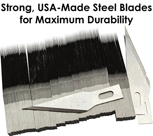 image for Eucatus Best Products & Gifts Premium USA-Made Steel Hobby Knife Blade