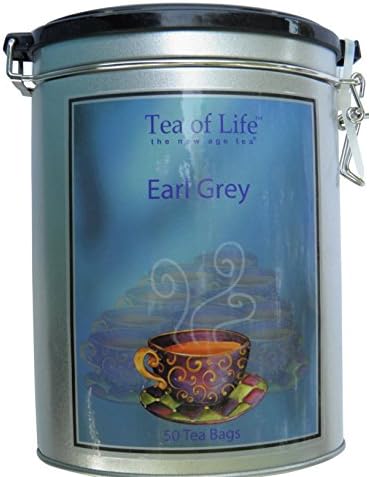 EARL GREY Tea of Life 50 ct bags in collectible tin