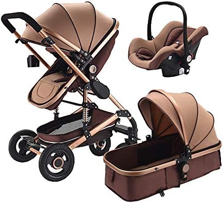 3 in 1 baby stroller for Newborns high Landscape Travel System baby stroller with Folding car seat Strollers for Children