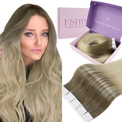 Fshine Tape Hair Extensions Human Hair