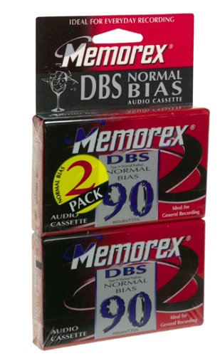 Memorex DBS 90-Minute Audio Tape (2-Pack) (Discontinued by Manufacturer)