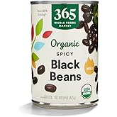 365 by Whole Foods Market, Organic Spicy Black Beans, 15 Ounce