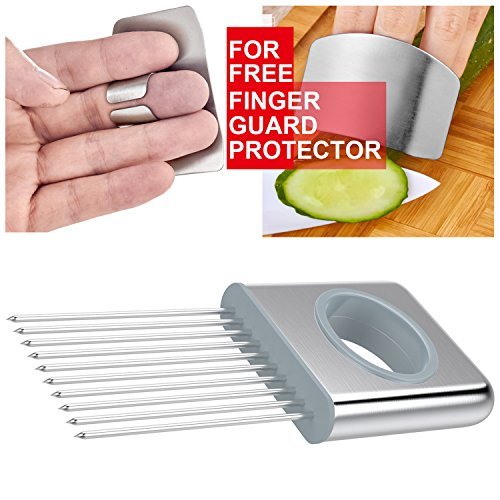 Best Utensils Onion Holder Slicer Vegetable Tools Stainless Steel Easy