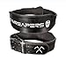 Gymreapers Leather Weightlifting Belt for Bodybuilding, Squatting, Lower Back Support & Back Pain - Real Leather, Adjustable Buckle Sizing - Men Women