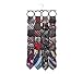 Marcus Mayfield Men's Tie Rack, The No Snags, Best Space Saving, Tie & Scarf Hanger for Ties, Scarves & Accessories | Closet Organizer & Holder | Stores Over 2 Dozen Ties (1-Black)