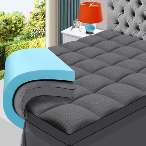 MASVIS 4 Inch Dual Layer Mattress Topper