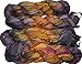 Zari Sari Pure Silk with Metallic Threads 100 g Ribbon Yarn Purple Green Multi-Recycled Sari Silk Ribbon Yarn