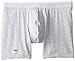 Lacoste Men's 2-Pack Colours Cotton Stretch Boxer Brief, Grey, Medium