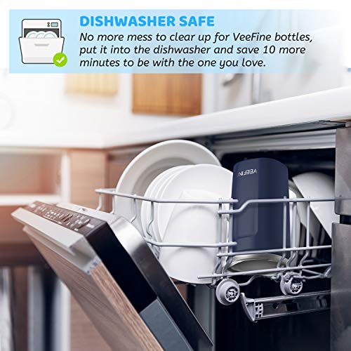 VeeFine Travel Coffee Mug 12oz Dishwasher Safe Coffee Travel Mug Flip