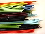 Devardi Glass COE 90 1/2 lb Spaghetti Stringers, 2mm, 8 ounces Fusing, Beadmaking Rods