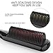 Hair Straightener, Ionic Hair Straightening Brush for Women, 3 Temp Settings Heated Digital LCD Display Straightener for Men, Fast Heating and Anti-Scald, Portable for Home & Travelthumb 1