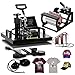 BestEquip Heat Press Machine 8 in 1 Digital Transfer Sublimation T Shirt Heat Press 15x15 Inch Heat Press for T-shirt Hat Mug Plate Cap (15'' x 15'' 8IN1)