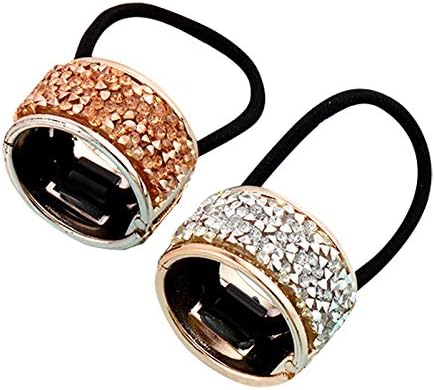 Crystal Spring Clamp Ponytail Hair Ring for Long Hair Horsetail Buckle Simple Resin Hair Ties Ponytail Hair Cuff Hair Bands